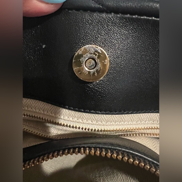 Tory Burch Kira Chevron Tote - Black - Picture 15 of 15